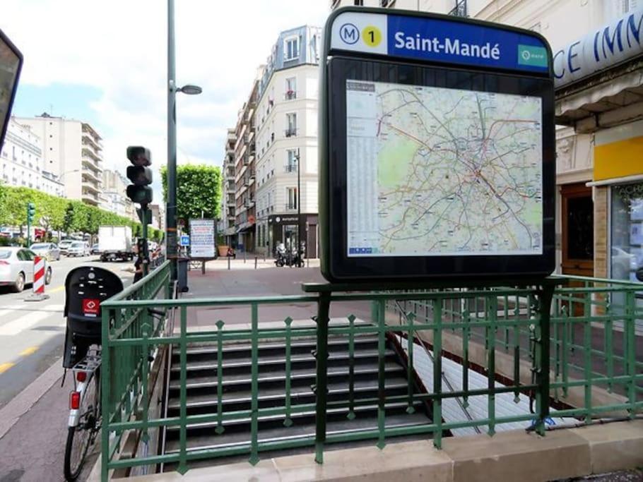 Superbe Appartement Terrasse 75M Paris Saint-Mandé Exterior foto